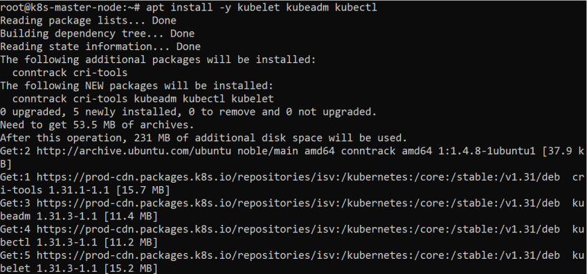 Install Kubeadm, Kubelet and Kubectl