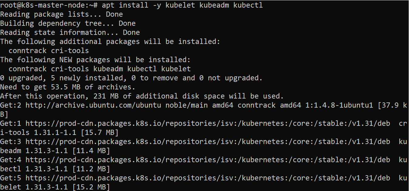 Install Kubeadm, Kubelet and Kubectl