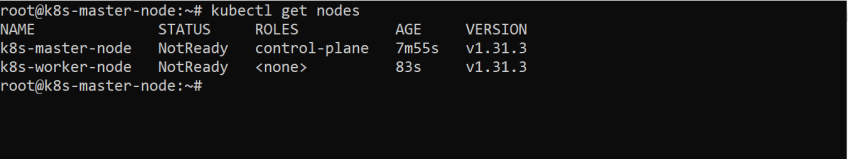Check the status of the nodes