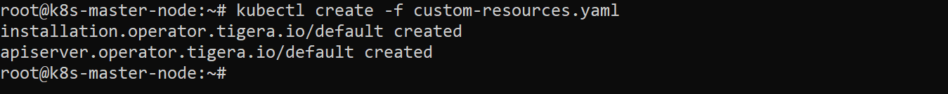 Apply the configuration