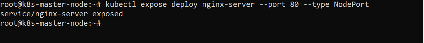 Expose the Nginx application