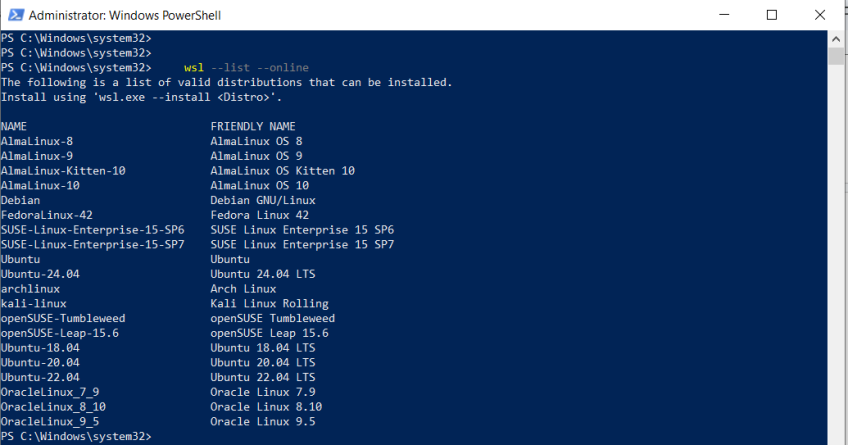 list-operating-systems-supported-by-wsl