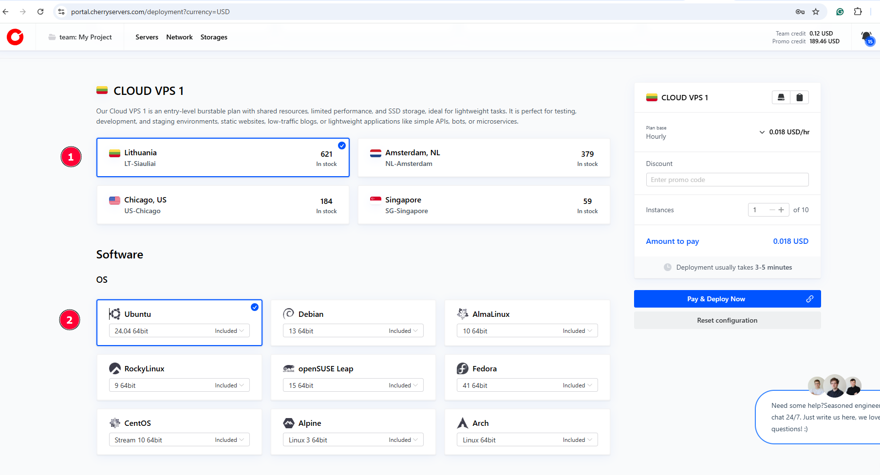 select-vps-software-to-install-cherry-servers