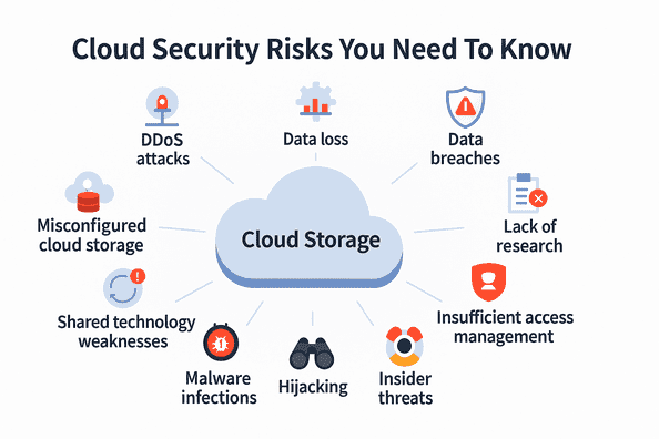 Cloud security risks