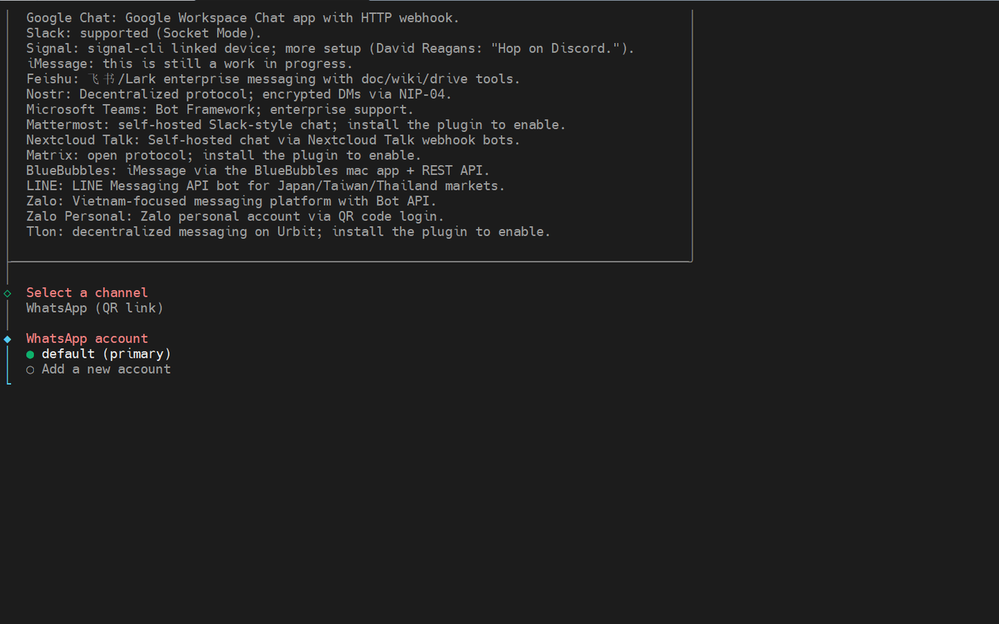 openclaw-specify-whatsapp-channel-account
