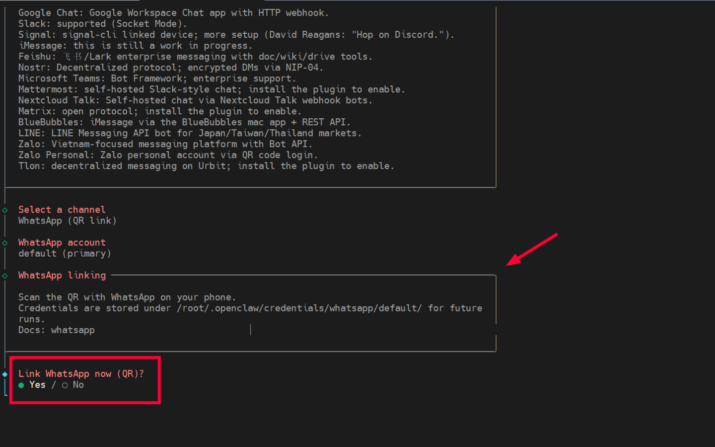 openclaw-link-whatsapp-channel-account