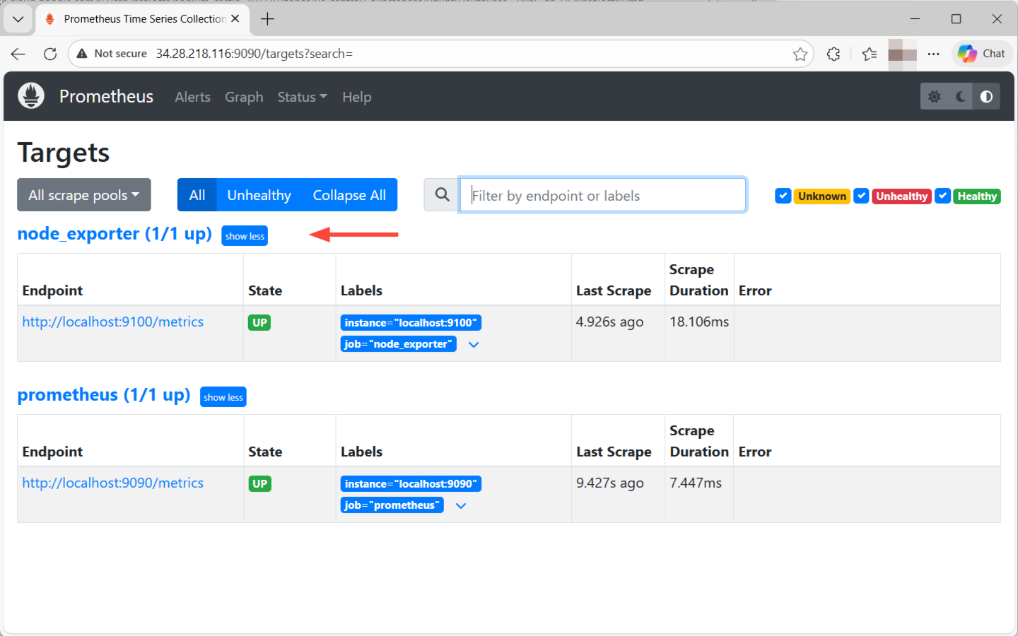 node_exporter-endpoint-on-port-9100