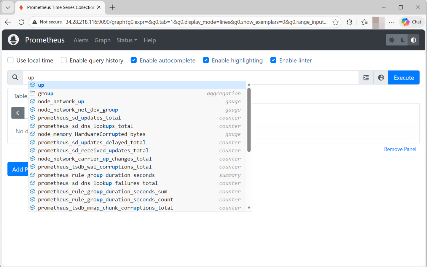 query-metrics-on-prometheus-graph-view