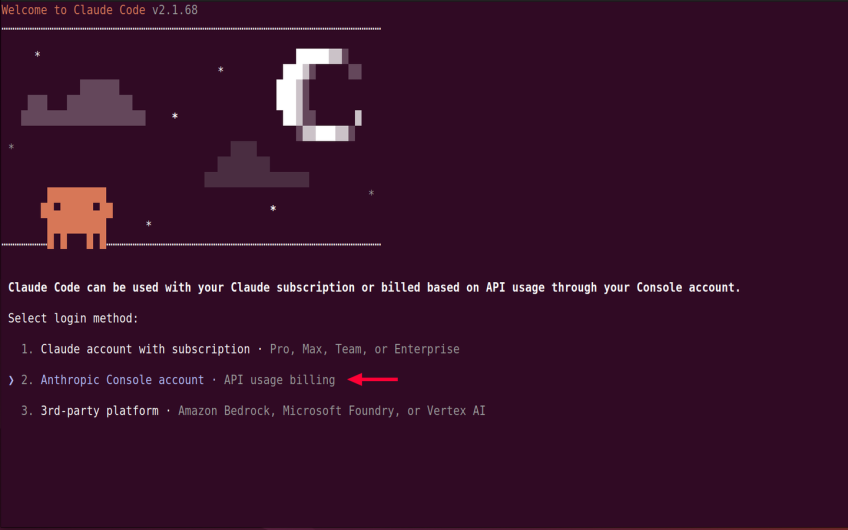 claude-code-install-select-login-method