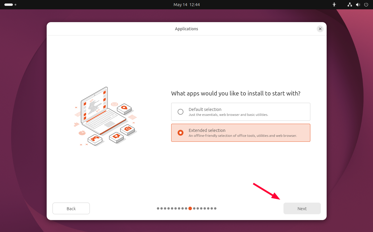 ubuntu-installer-default-extended-selection