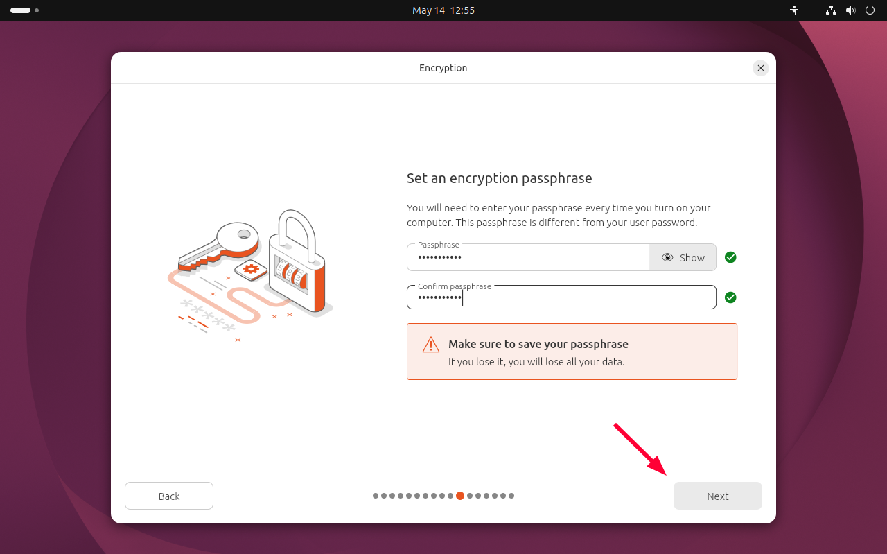 ubuntu-installer-set-encryption-passphrase