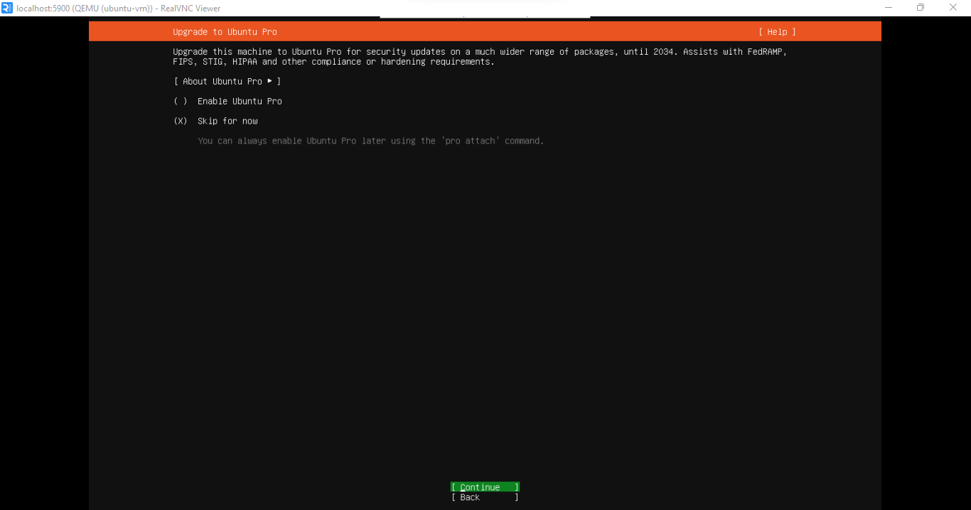 option to upgrade to ubuntu pro